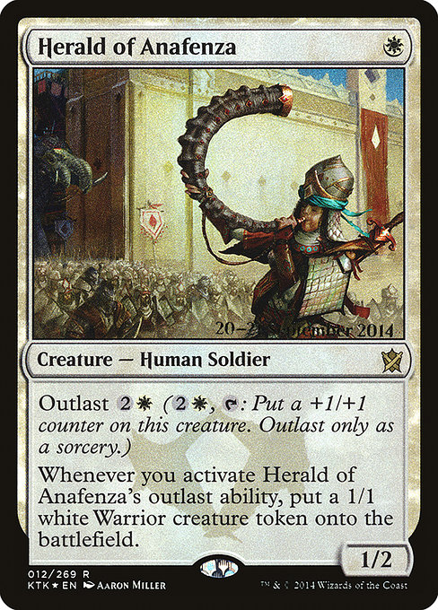 Magic the Gathering Card - Herald of Anafenza - MTG Circle