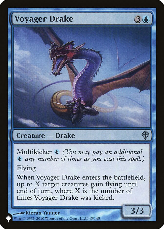 Magic the Gathering Card - Voyager Drake - MTG Circle