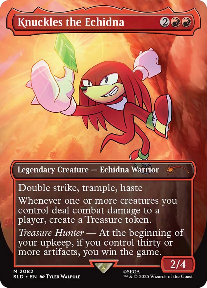 Magic the Gathering Card - Knuckles the Echidna - MTG Circle
