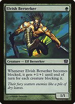 Magic the Gathering Card - Elvish Berserker - MTG Circle