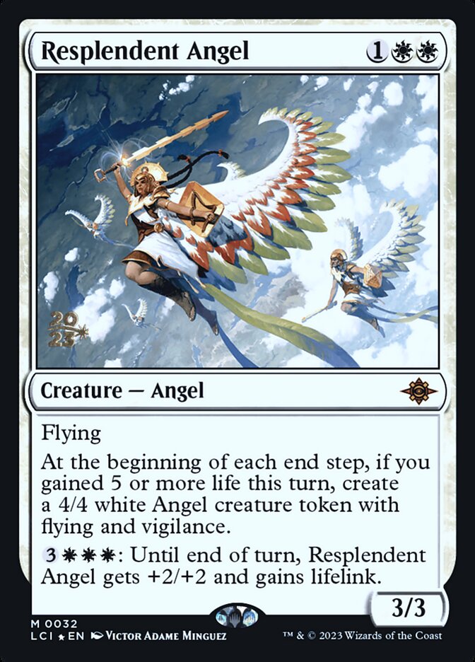 Magic the Gathering Card - Resplendent Angel - MTG Circle
