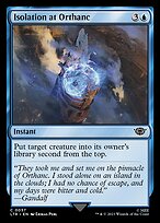 Magic the Gathering Card - Isolation at Orthanc - MTG Circle