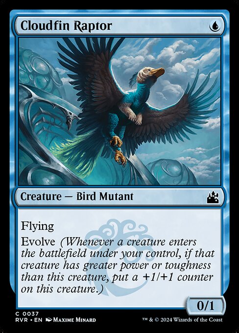 Magic the Gathering Card - Cloudfin Raptor - MTG Circle