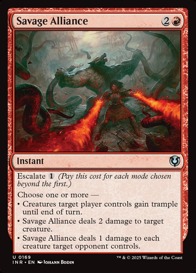 Magic the Gathering Card - Savage Alliance - MTG Circle