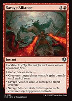 Magic the Gathering Card - Savage Alliance - MTG Circle