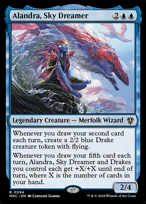 Magic the Gathering Card - Alandra, Sky Dreamer - MTG Circle
