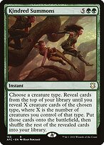 Magic the Gathering Card - Kindred Summons - MTG Circle