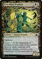 Magic the Gathering Card - Dawnhart Wardens - MTG Circle