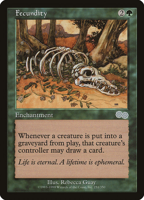 Magic the Gathering Card - Fecundity - MTG Circle