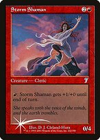 Magic the Gathering Card - Storm Shaman - MTG Circle