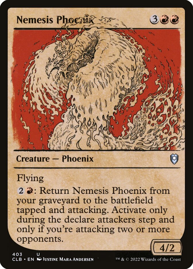 Magic the Gathering Card - Nemesis Phoenix - MTG Circle