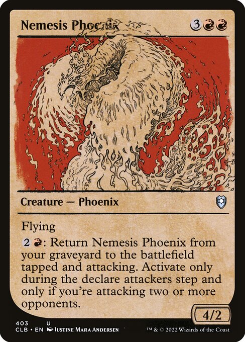 Magic the Gathering Card - Nemesis Phoenix - MTG Circle