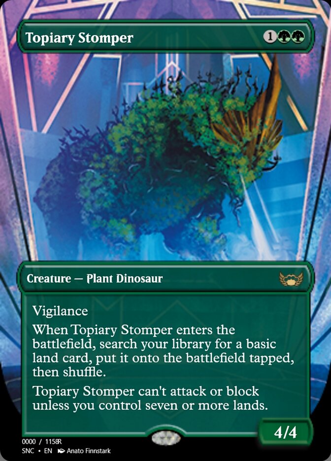 Magic the Gathering Card - Topiary Stomper - MTG Circle