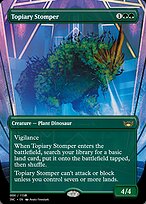 Magic the Gathering Card - Topiary Stomper - MTG Circle