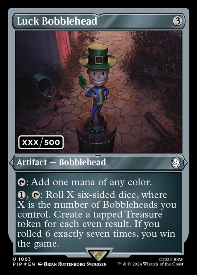 Magic the Gathering Card - Luck Bobblehead - MTG Circle