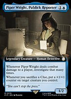 Magic the Gathering Card - Piper Wright, Publick Reporter - MTG Circle