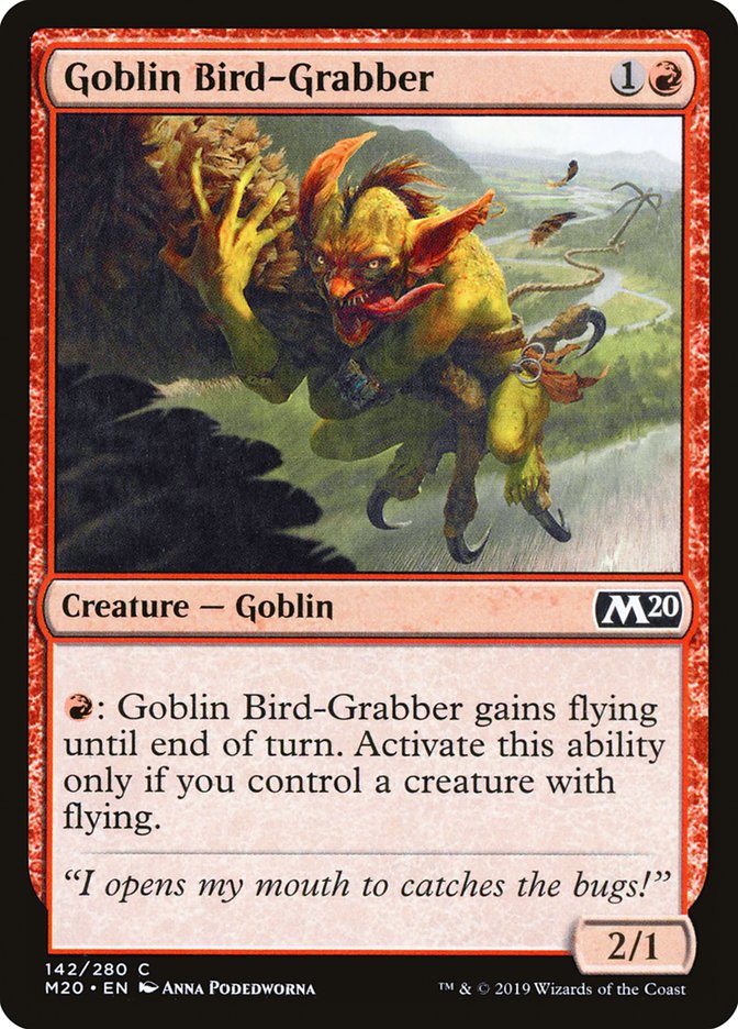 Magic the Gathering Card - Goblin Bird-Grabber - MTG Circle