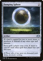 Magic the Gathering Card - Damping Sphere - MTG Circle