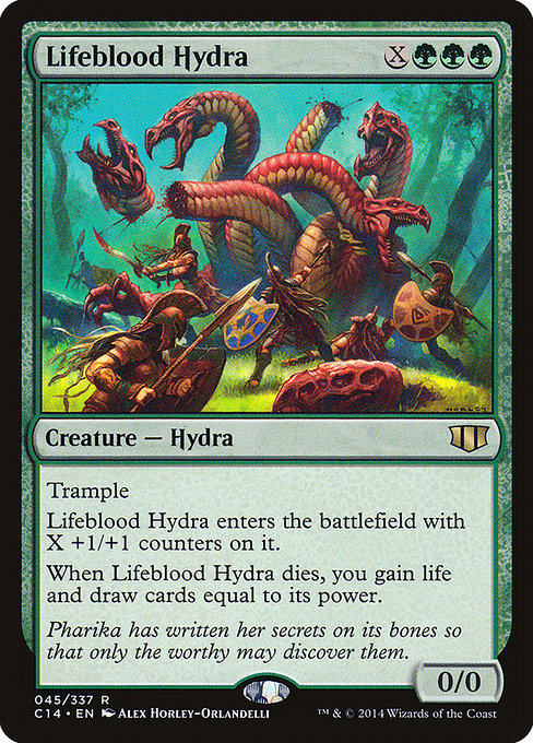 Magic the Gathering Card - Lifeblood Hydra - MTG Circle