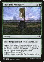 Magic the Gathering Card - Fade into Antiquity - MTG Circle