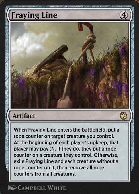Magic the Gathering Card - Fraying Line - MTG Circle