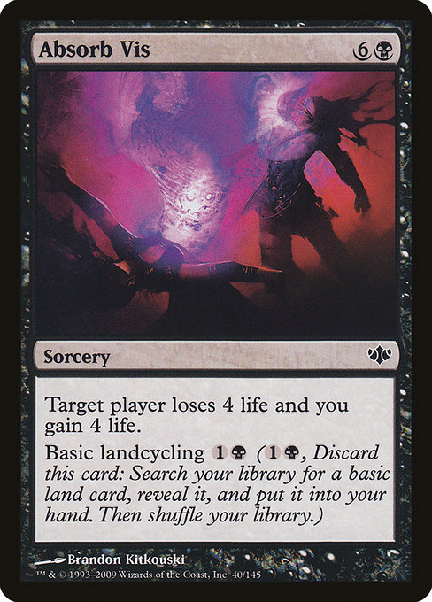 Magic the Gathering Card - Absorb Vis - MTG Circle