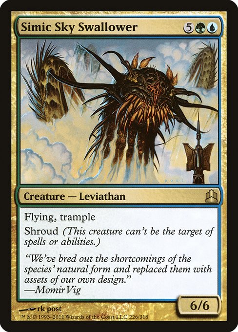 Magic the Gathering Card - Simic Sky Swallower - MTG Circle