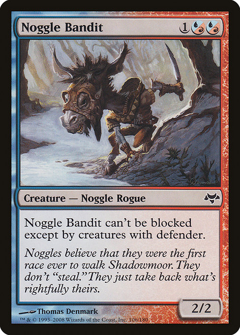 Magic the Gathering Card - Noggle Bandit - MTG Circle