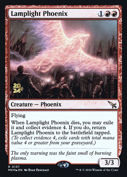 Magic the Gathering Card - Lamplight Phoenix - MTG Circle