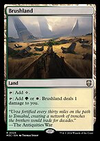 Magic the Gathering Card - Brushland - MTG Circle