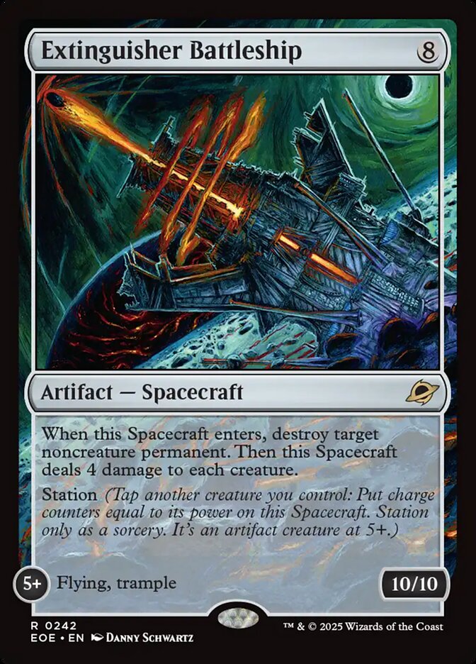 Magic the Gathering Card - Extinguisher Battleship - MTG Circle