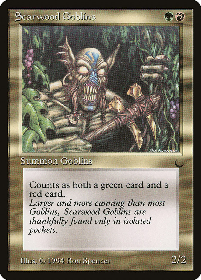Magic the Gathering Card - Scarwood Goblins - MTG Circle