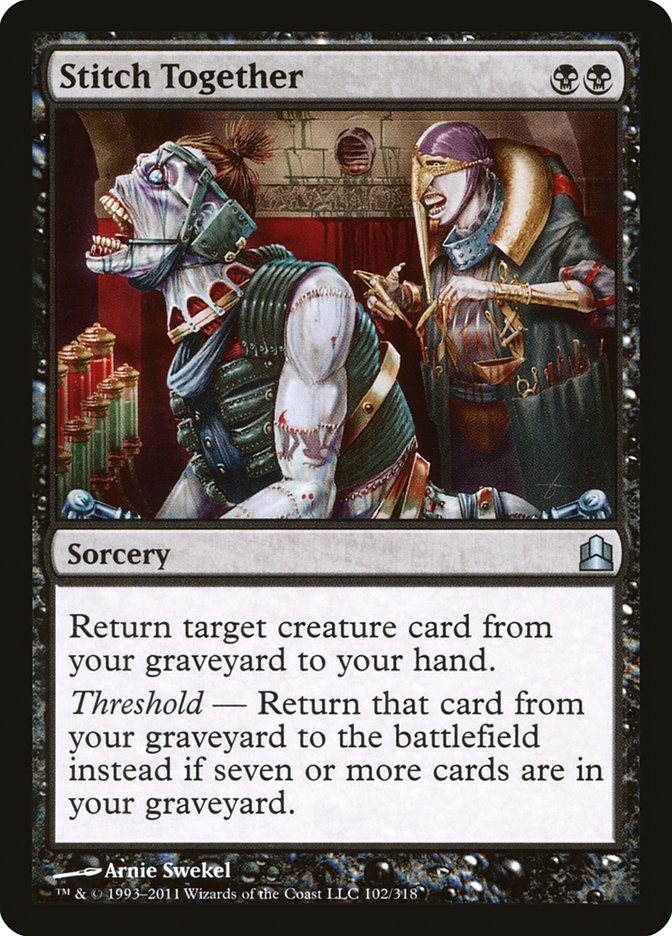 Magic the Gathering Card - Stitch Together - MTG Circle