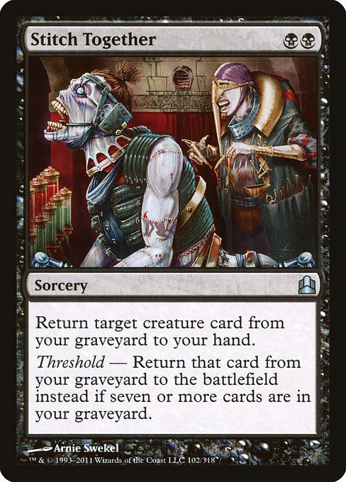 Magic the Gathering Card - Stitch Together - MTG Circle