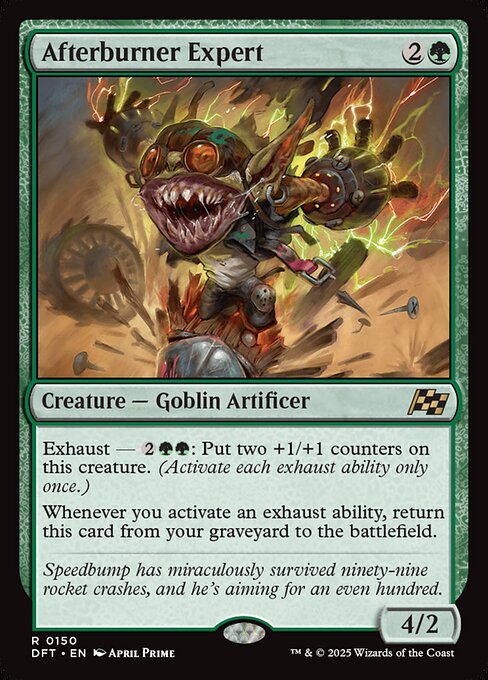 Magic the Gathering Card - Afterburner Expert - MTG Circle