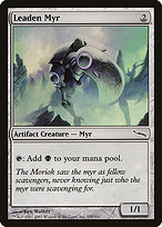 Magic the Gathering Card - Leaden Myr - MTG Circle