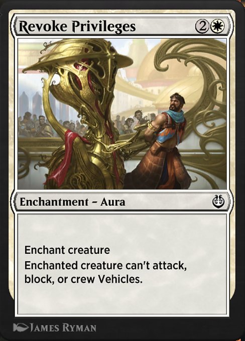 Magic the Gathering Card - Revoke Privileges - MTG Circle