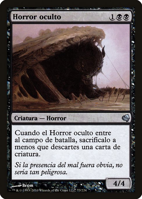 Magic the Gathering Card - Hidden Horror - MTG Circle