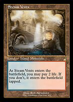 Magic the Gathering Card - Steam Vents - MTG Circle