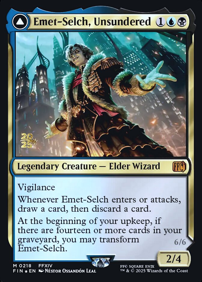 Magic the Gathering Card - Emet-Selch, Unsundered - MTG Circle