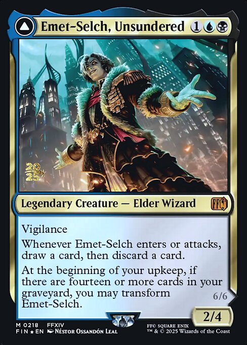 Magic the Gathering Card - Emet-Selch, Unsundered - MTG Circle