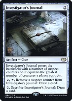 Magic the Gathering Card - Investigator's Journal - MTG Circle