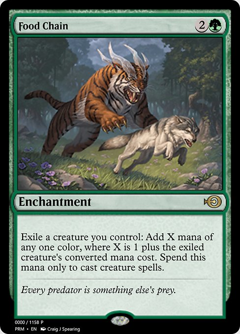 Magic the Gathering Card - Food Chain - MTG Circle