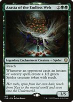 Magic the Gathering Card - Arasta of the Endless Web - MTG Circle