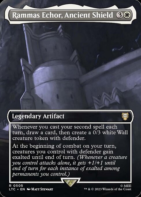 Magic the Gathering Card - Rammas Echor, Ancient Shield - MTG Circle