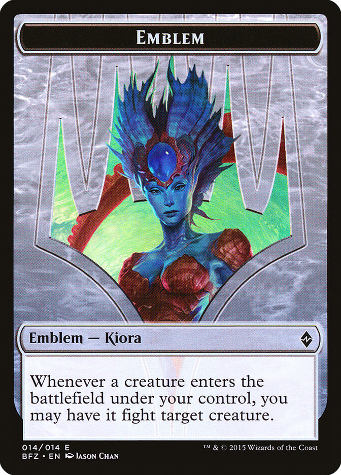Magic the Gathering Card - Kiora, Master of the Depths Emblem - MTG Circle