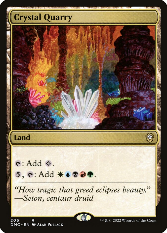 Magic the Gathering Card - Crystal Quarry - MTG Circle