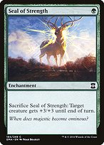 Magic the Gathering Card - Seal of Strength - MTG Circle