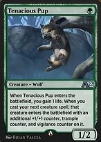 Magic the Gathering Card - Tenacious Pup - MTG Circle