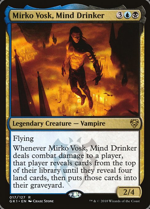 Magic the Gathering Card - Mirko Vosk, Mind Drinker - MTG Circle